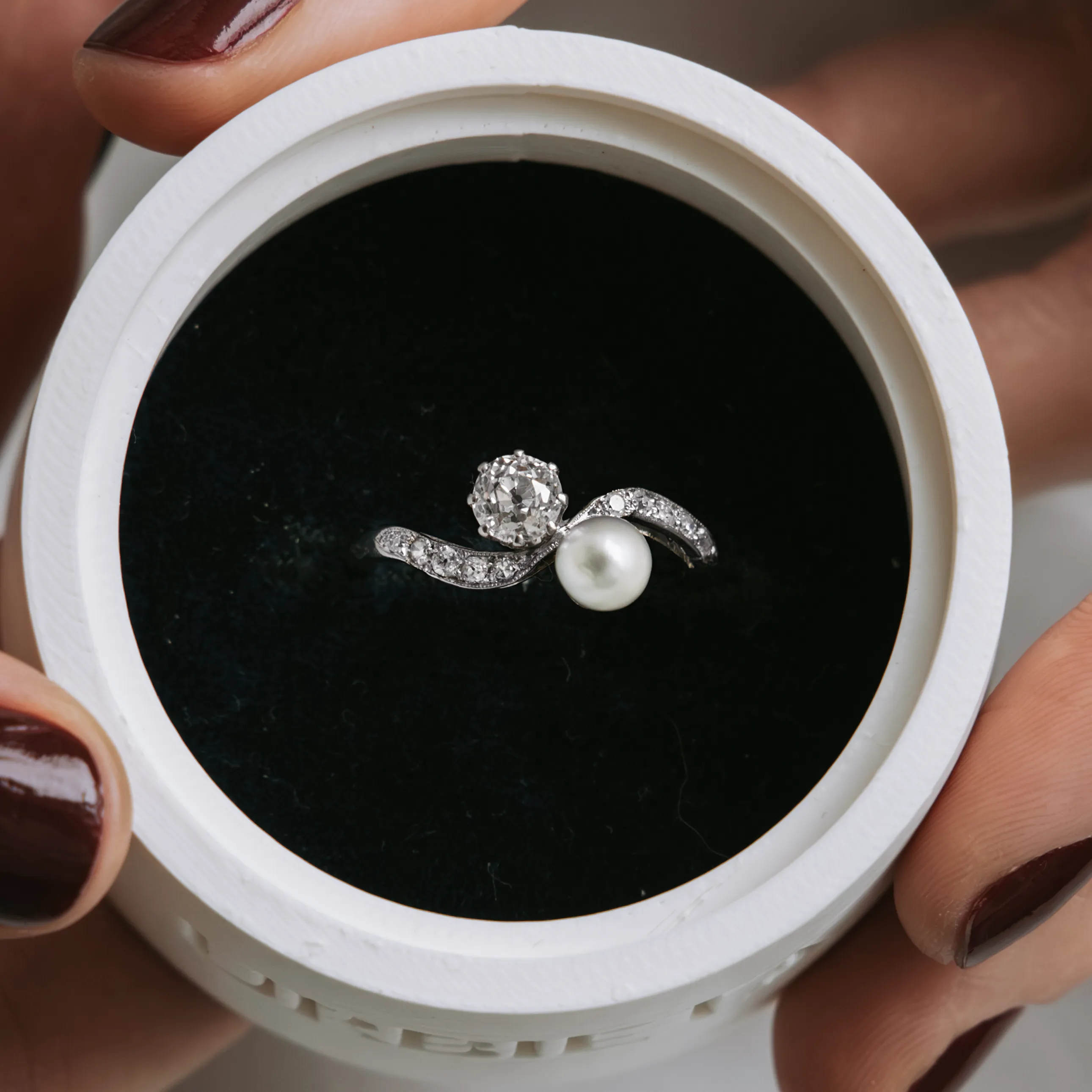 S5555 - Tú y yo diamantes y perla