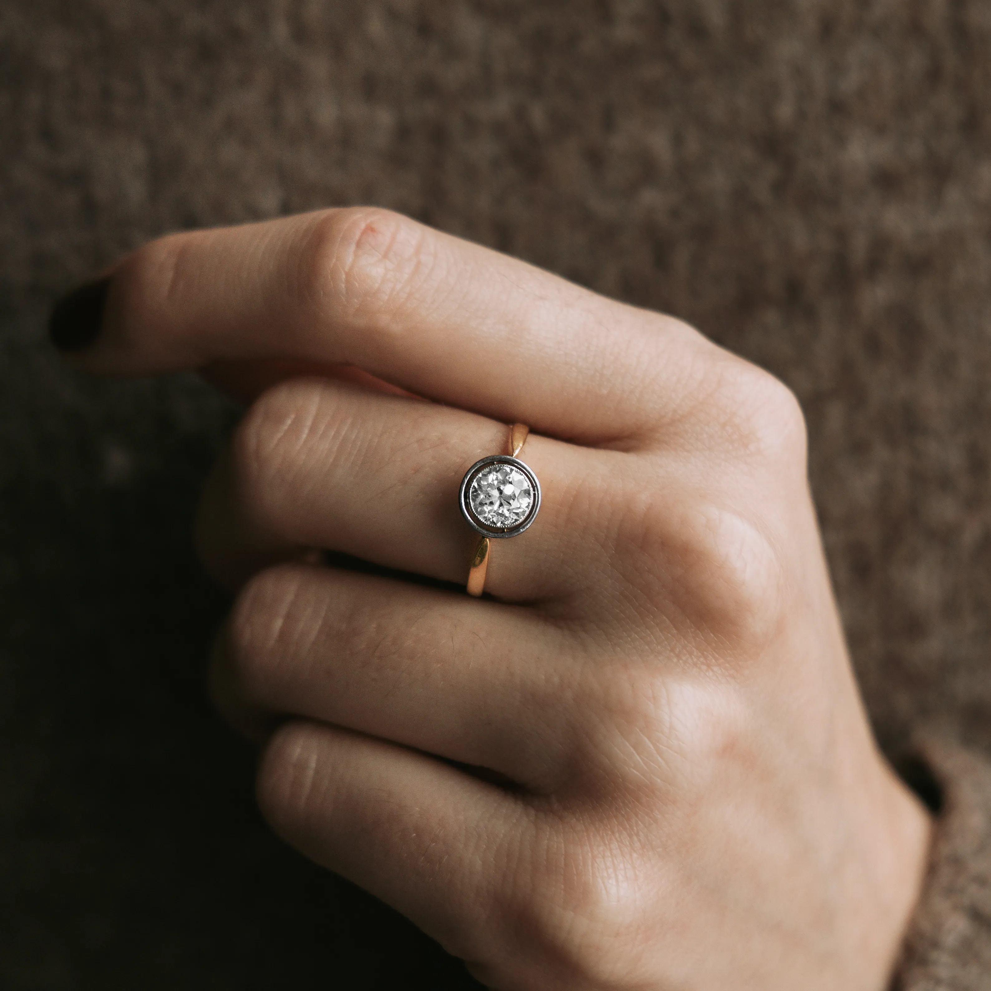 S6945 - Solitario antiguo - Imagen 2