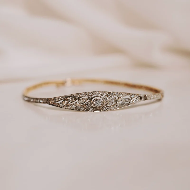 PS5923 - Pulsera art déco diamantes