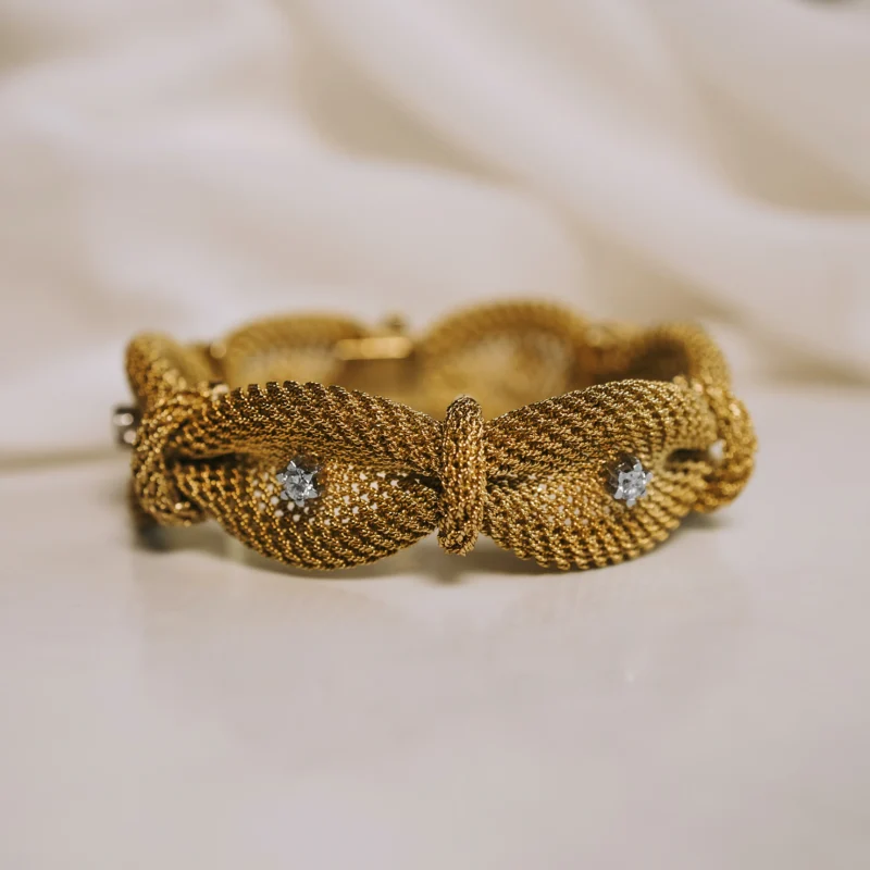 PS6833 - Gran pulsera malla de oro