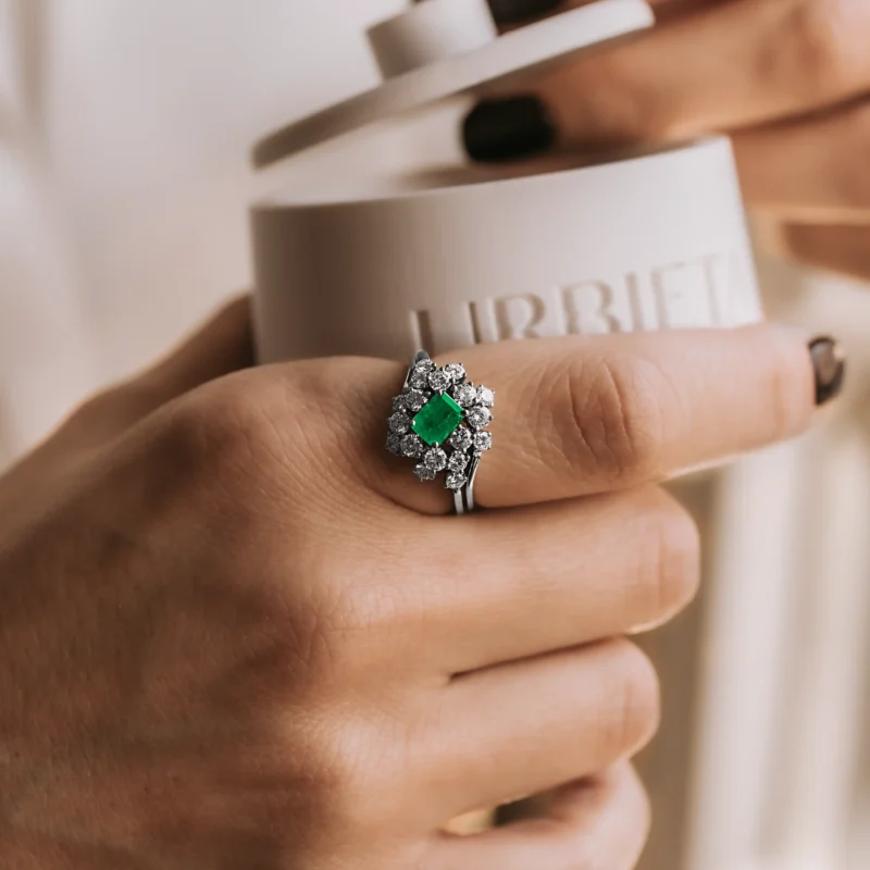 Alternative view of S6952 - Roseta esmeralda