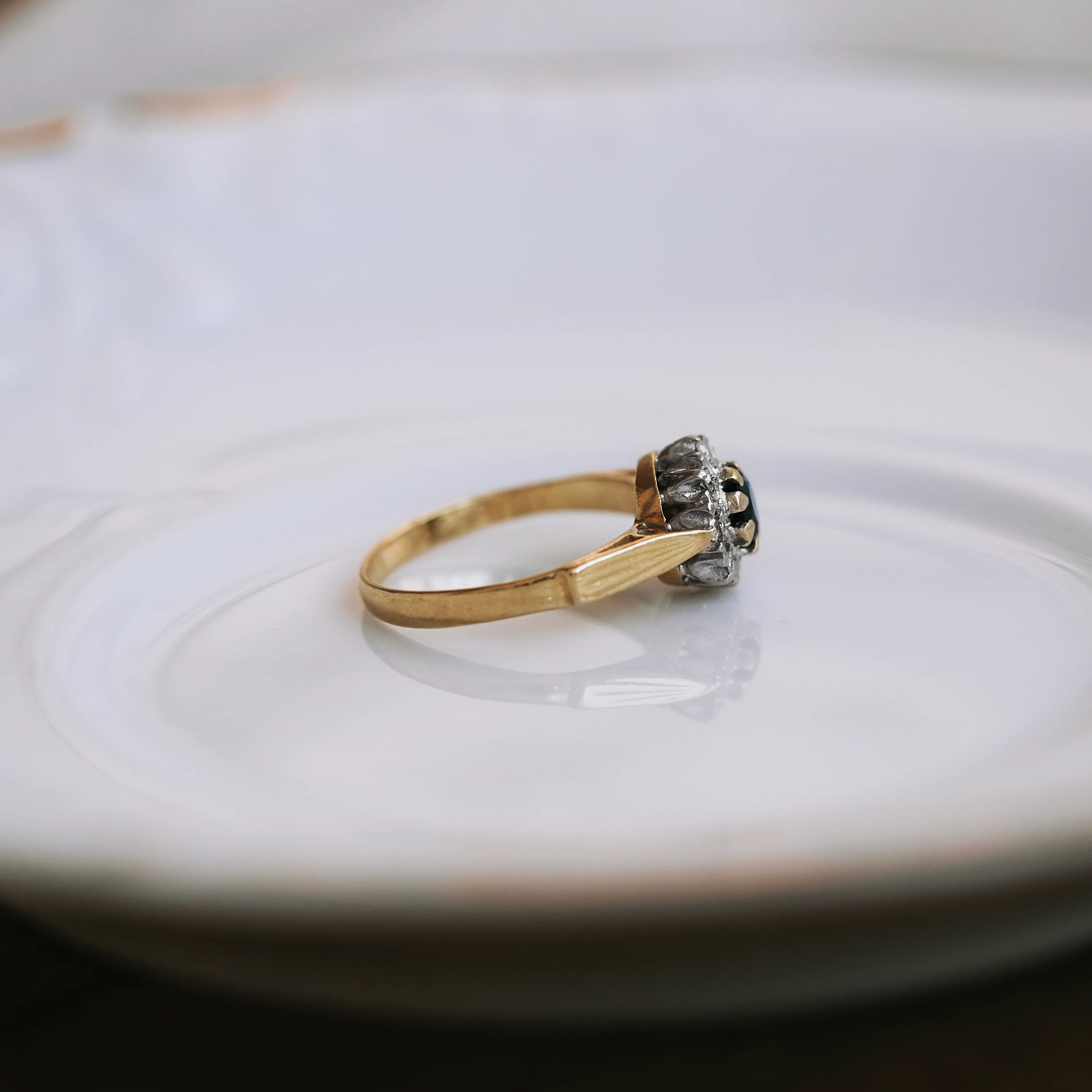 S6867 - Roseta vintage zafiro - Imagen 3