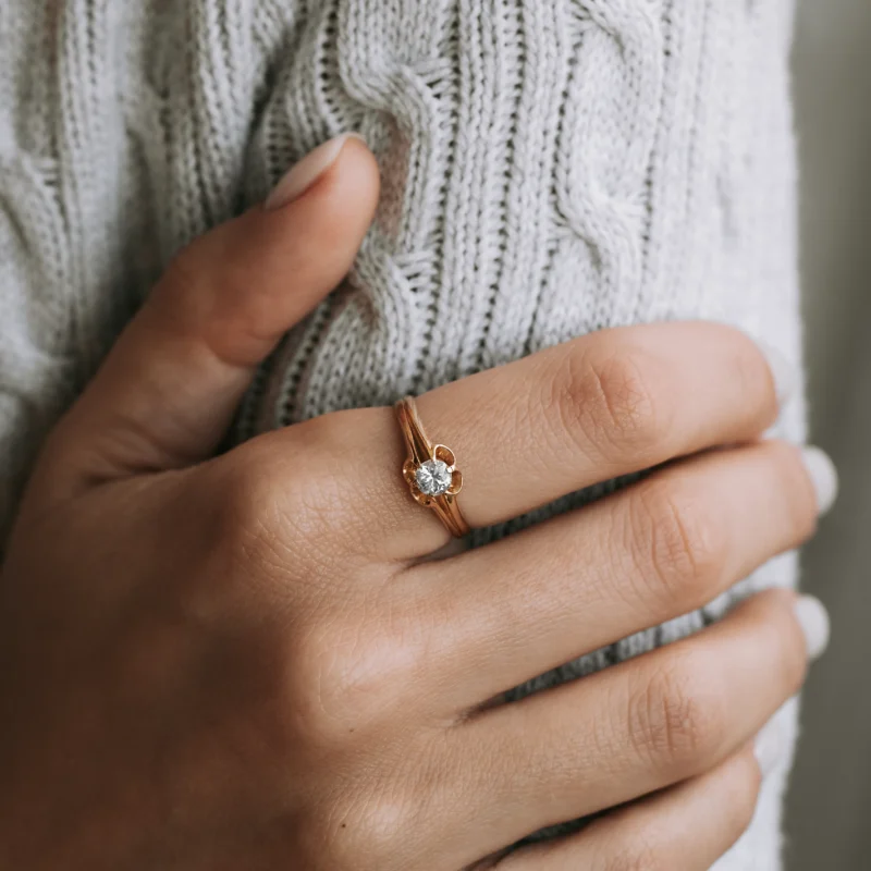 Alternative view of S7007 - Solitario vintage