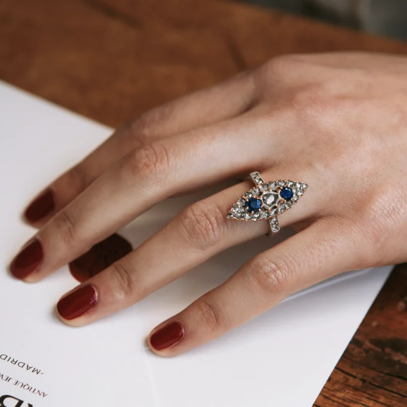 Alternative view of S7074 - Lanzadera diamantes y zafiros