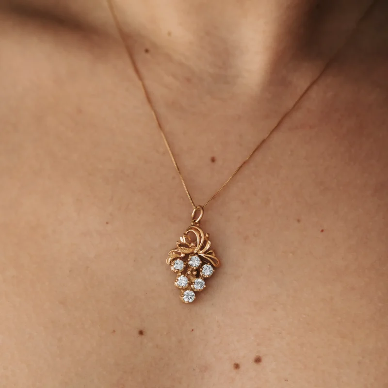 Alternative view of C7252 - Colgante vintage racimo