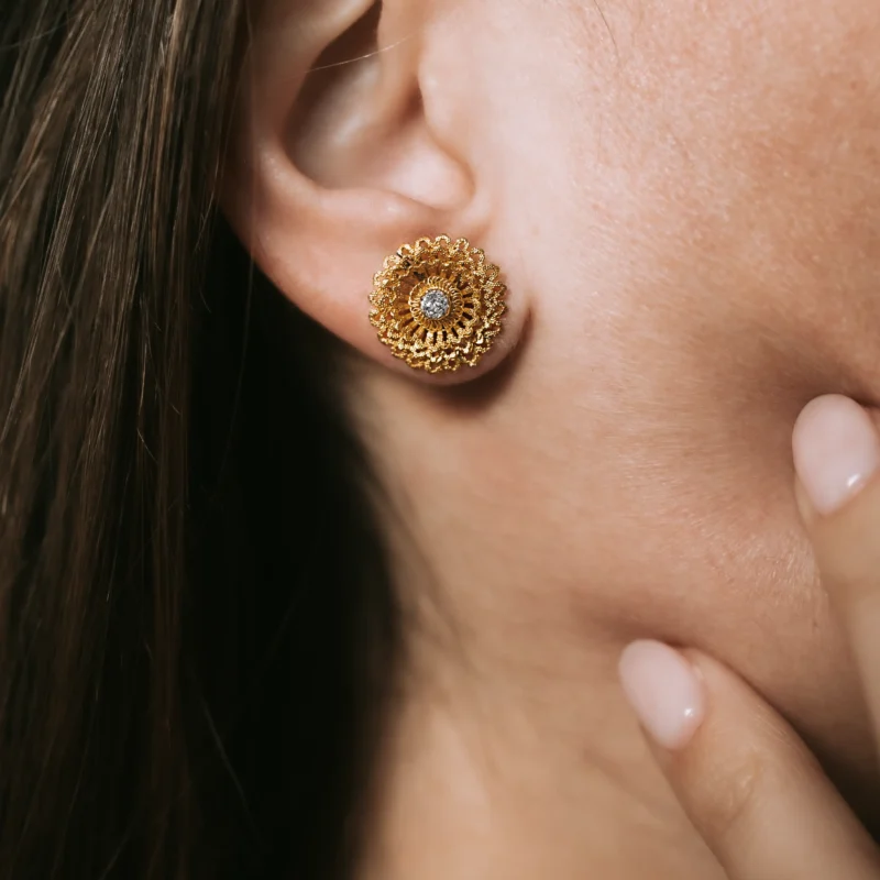 Alternative view of P6910 - Pendientes filigrana