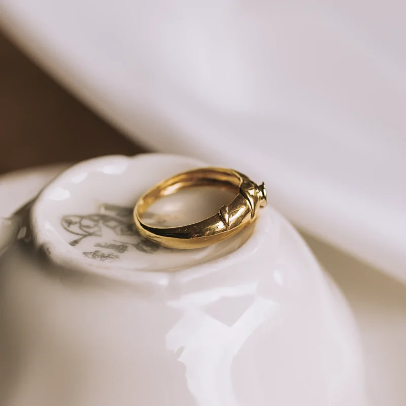 S7161 - Vintage Diamond Ring - Image 3