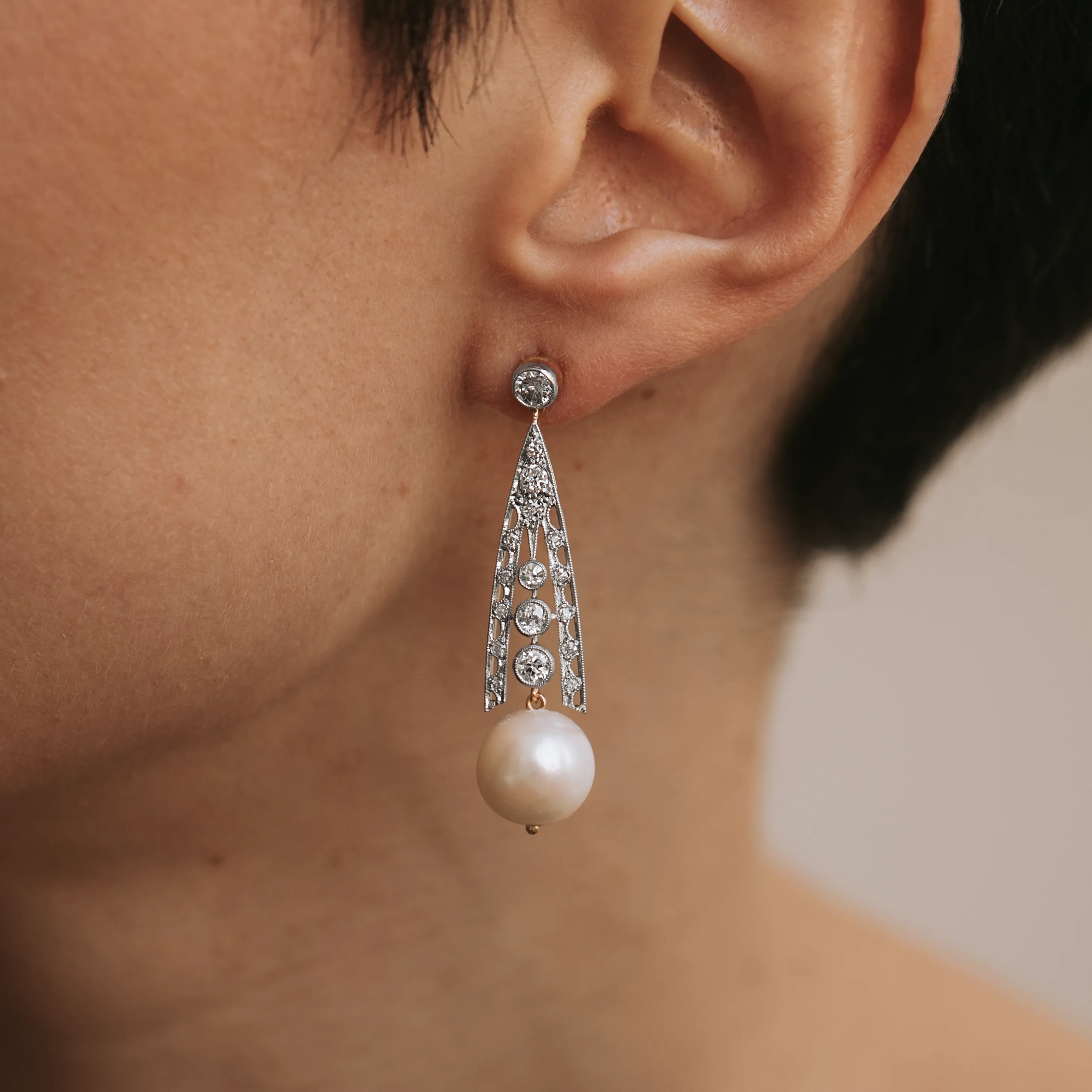P6429 - Art Deco Earrings 2 P6429 - Art Deco Earrings - Image 2
