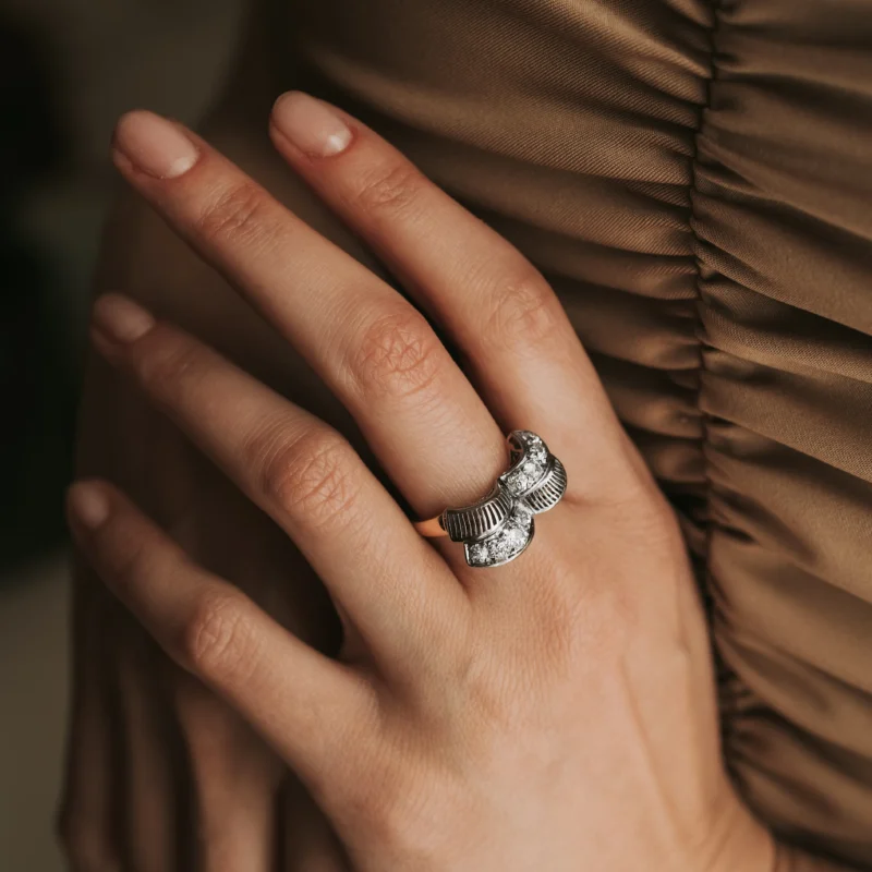 Alternative view of S7414 - Sortija abanico