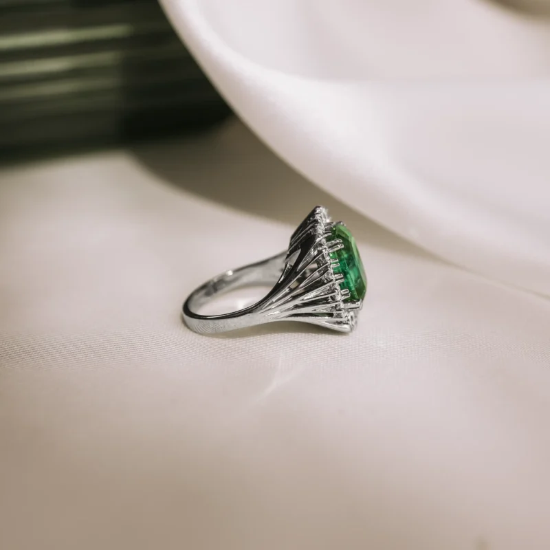 S7227 - Roseta turmalina y diamantes - Imagen 3