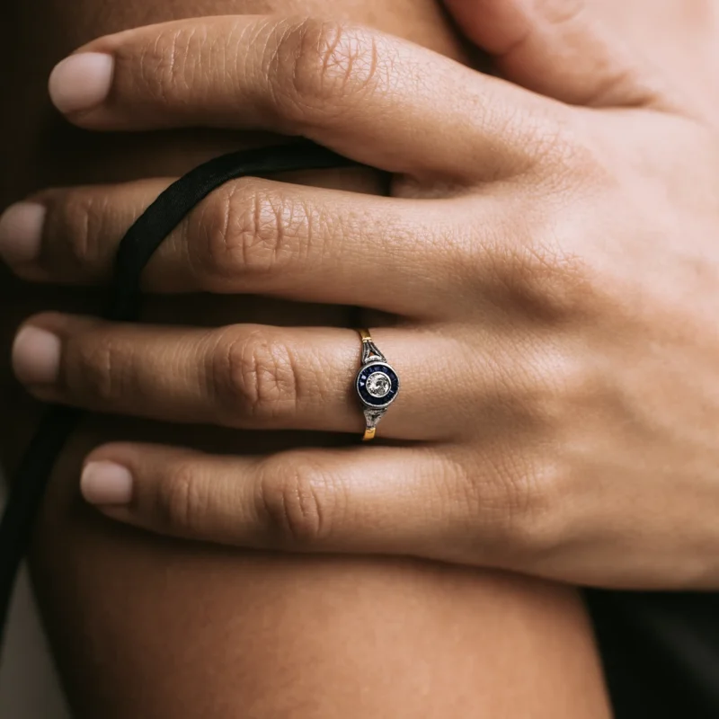 Alternative view of S7317 - Ojo de perdiz zafiros