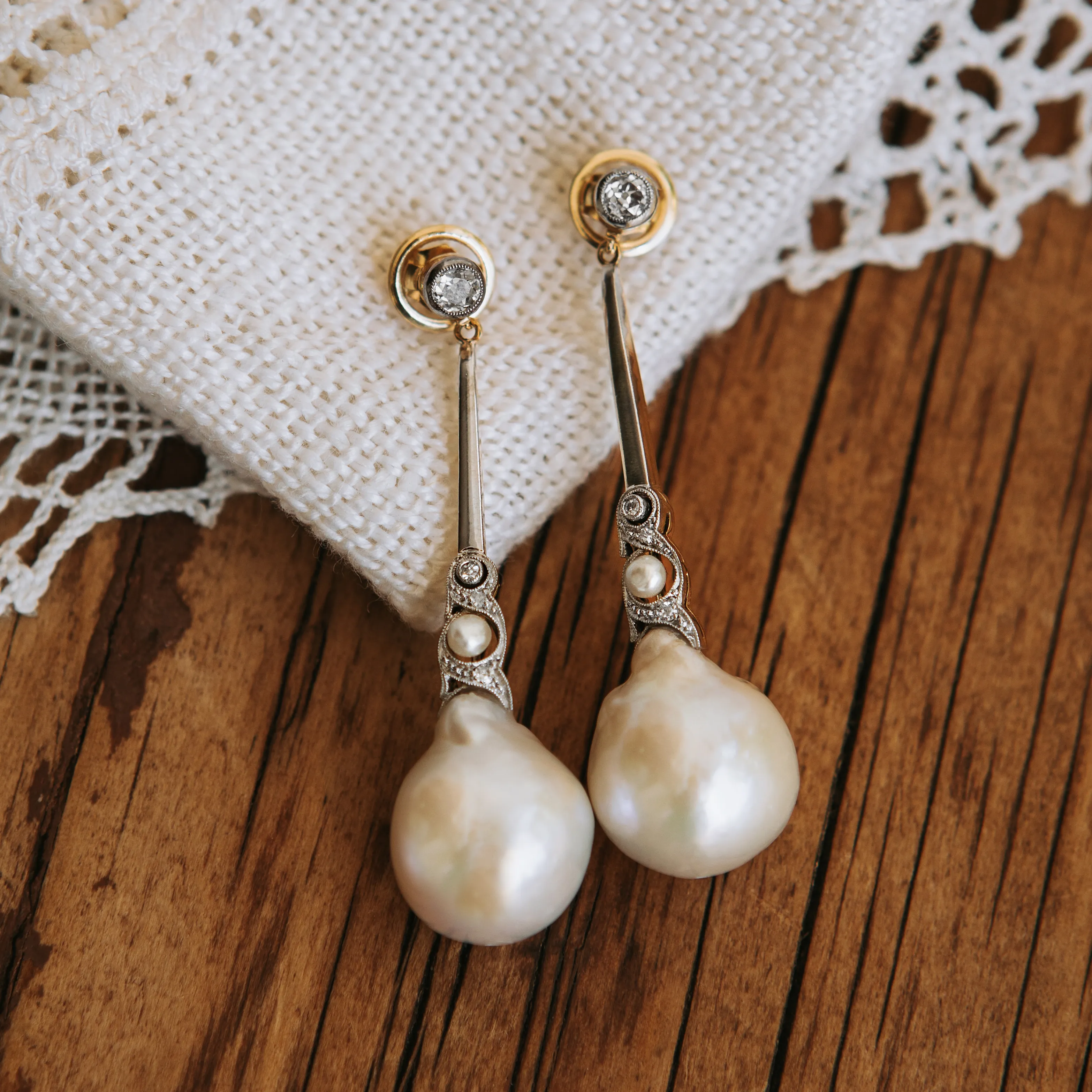 P6092 - Pendientes perlas barrocas 1 P6092 - Pendientes perlas barrocas