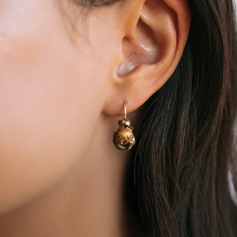 P7236 - Pendientes perlitas y turquesas - Imagen 3