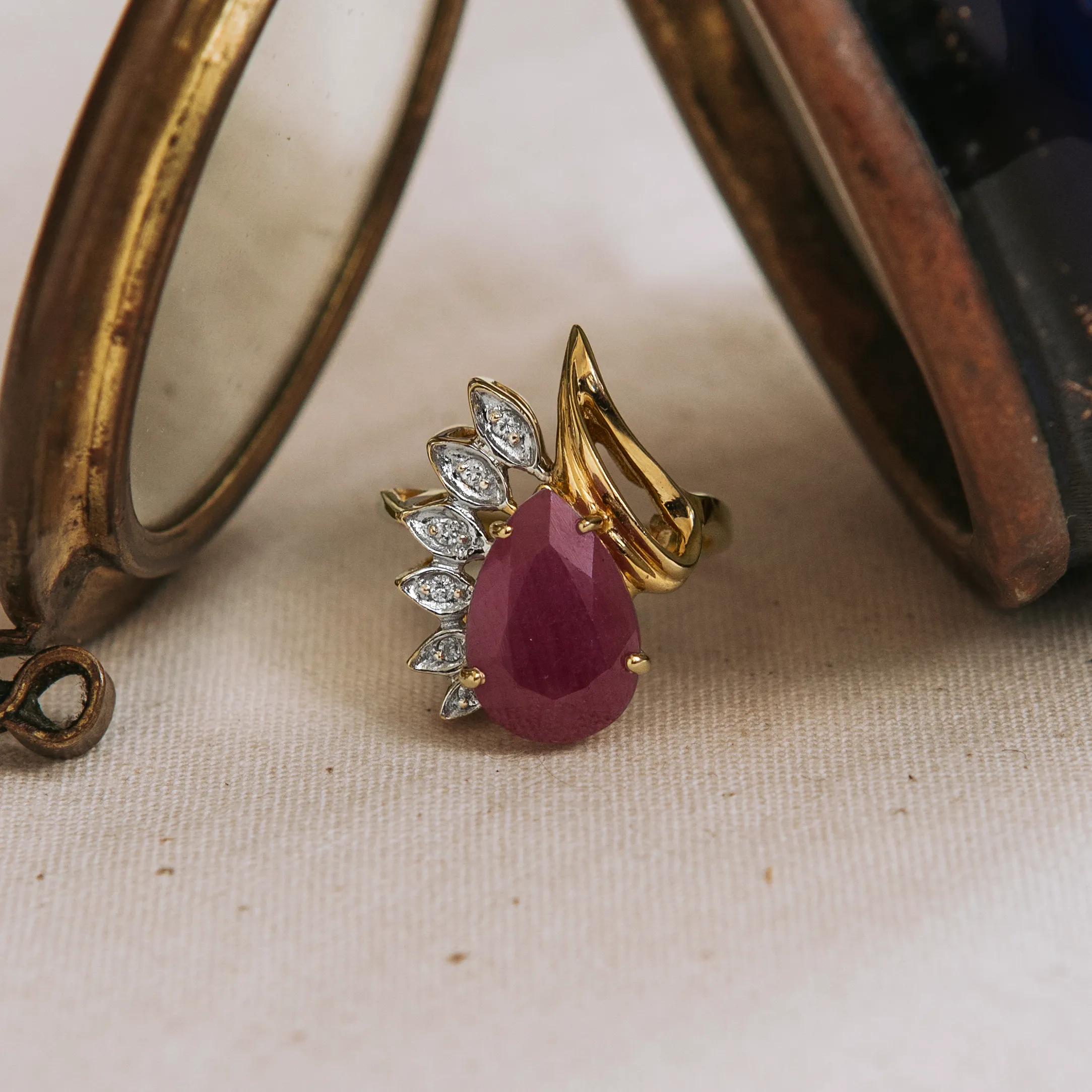 S7691 - Ruby and Diamond Ring 1 S7691 - Ruby and Diamond Ring