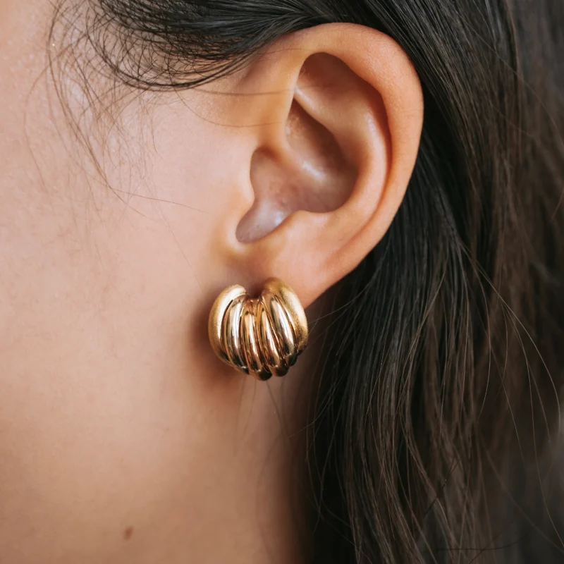P7746 - Pendientes vintage corazón - Imagen 2