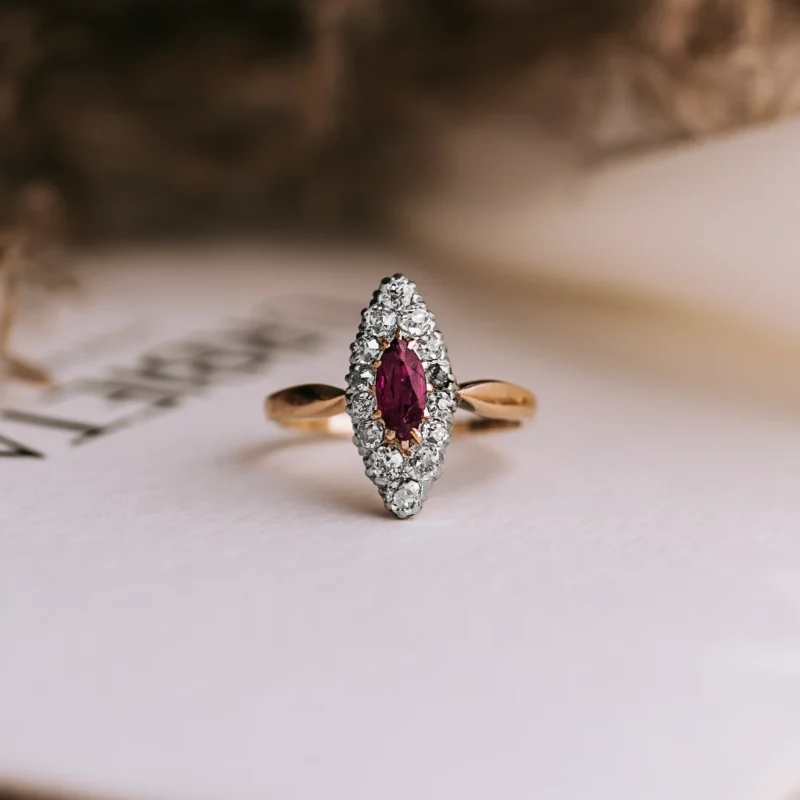 S7850 - Lanzadera rubí y diamantes