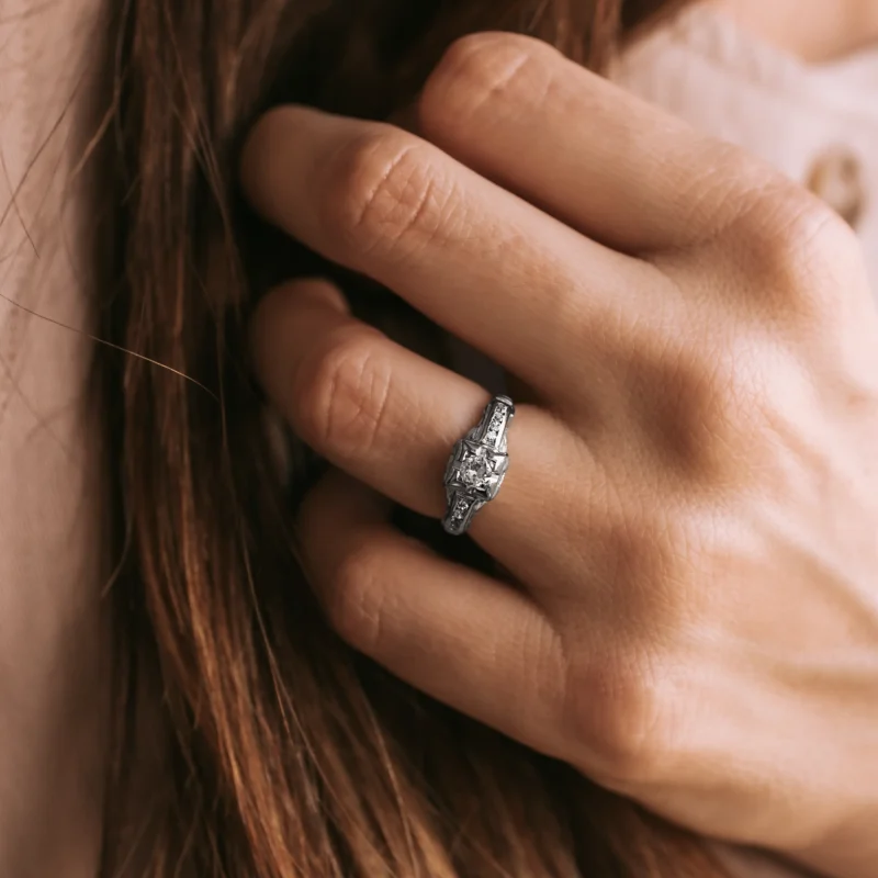 Alternative view of S7852 - Solitario vintage