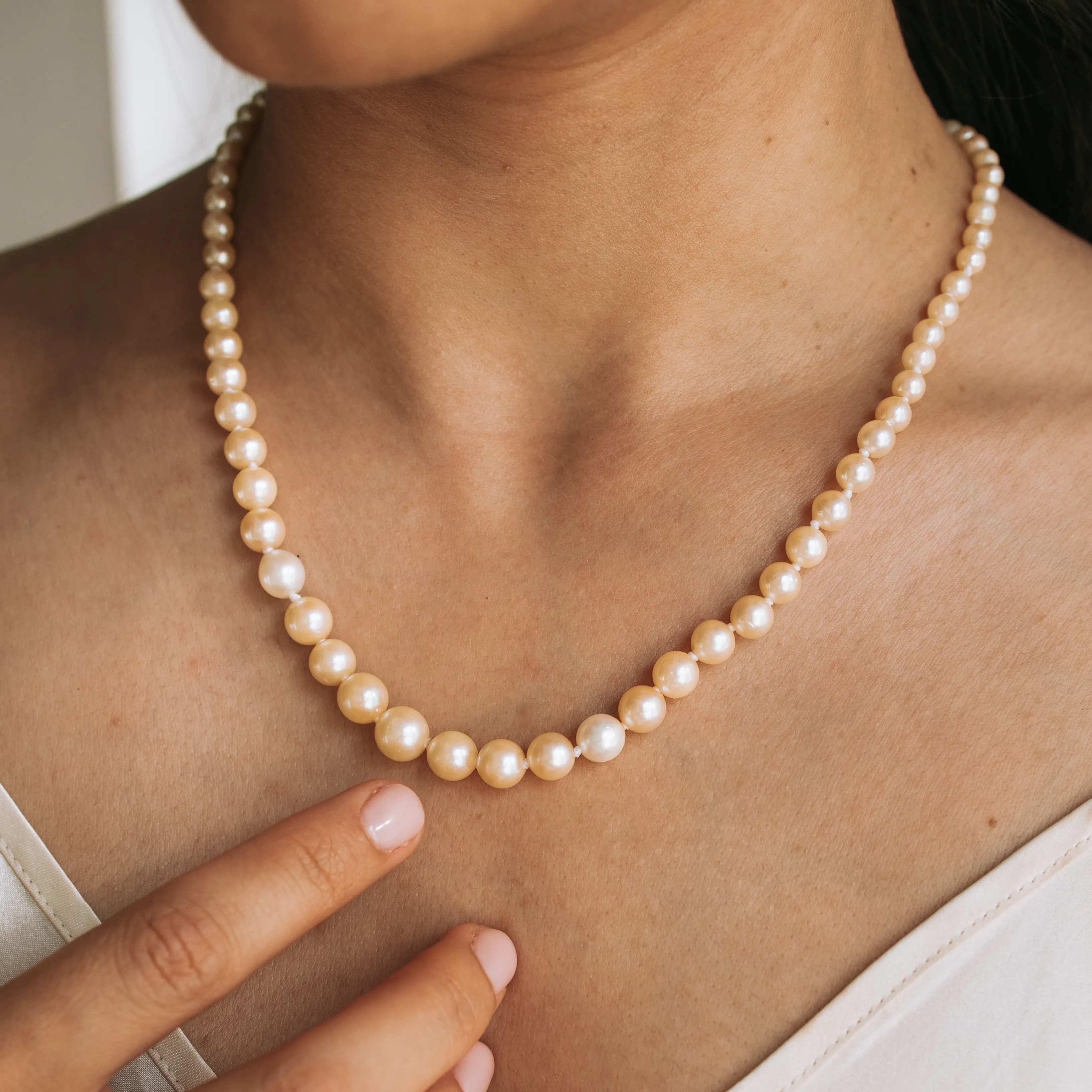 C7529 - Collar de perlas 2 C7529 - Collar de perlas - Imagen 2