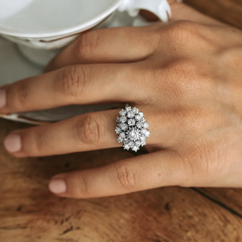 Alternative view of S7665 - Vintage rosette ring