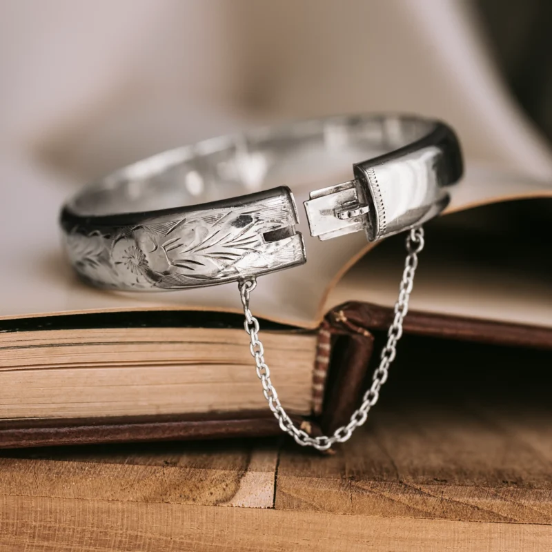 PS7505 - Pulsera vintage plata - Imagen 4