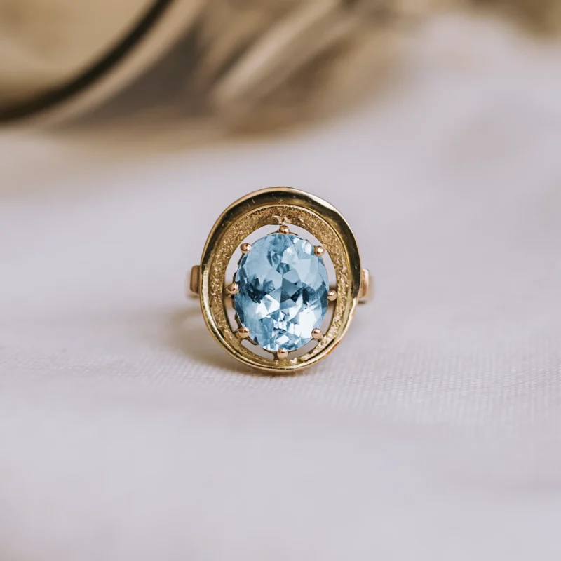 S7748 - Sortija vintage topacio