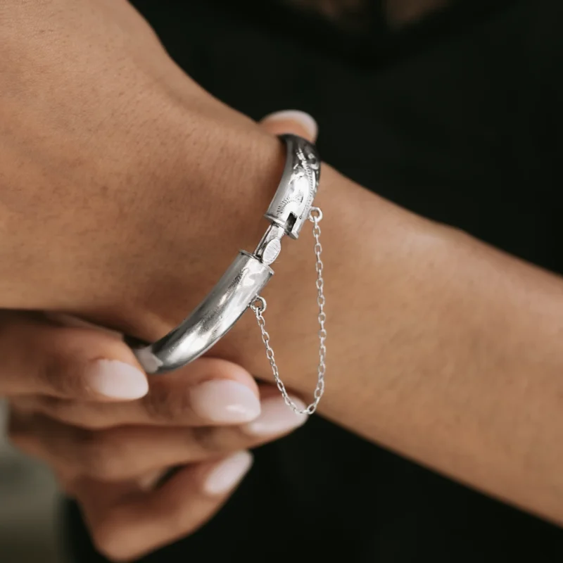 PS8042 - Pulsera vintage plata - Imagen 3