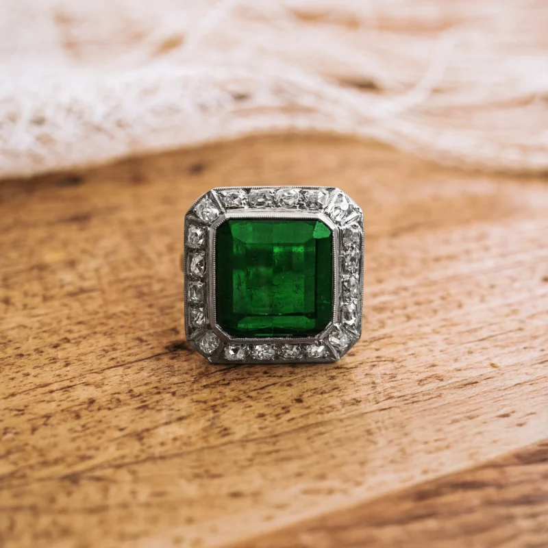 S5895 - Art Deco Tourmaline Rosette