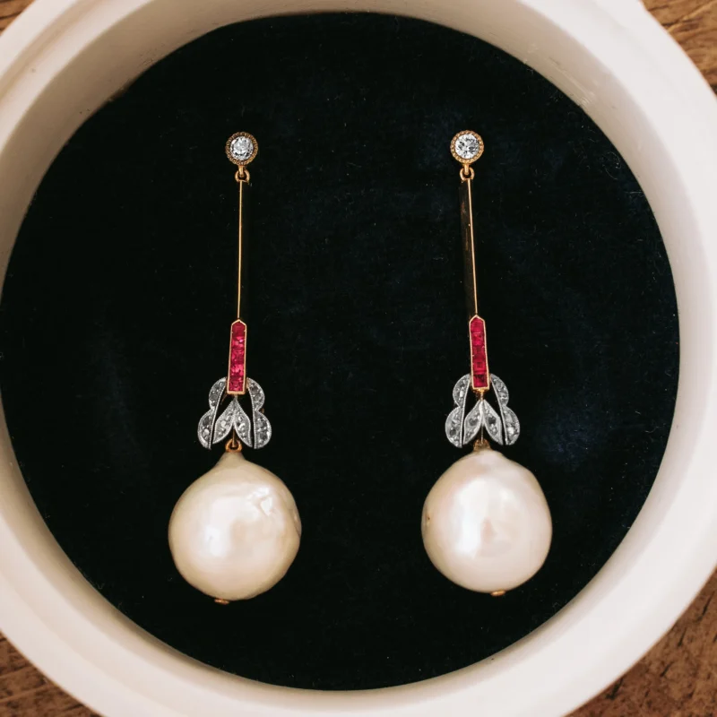 P6750 - Pendientes art déco