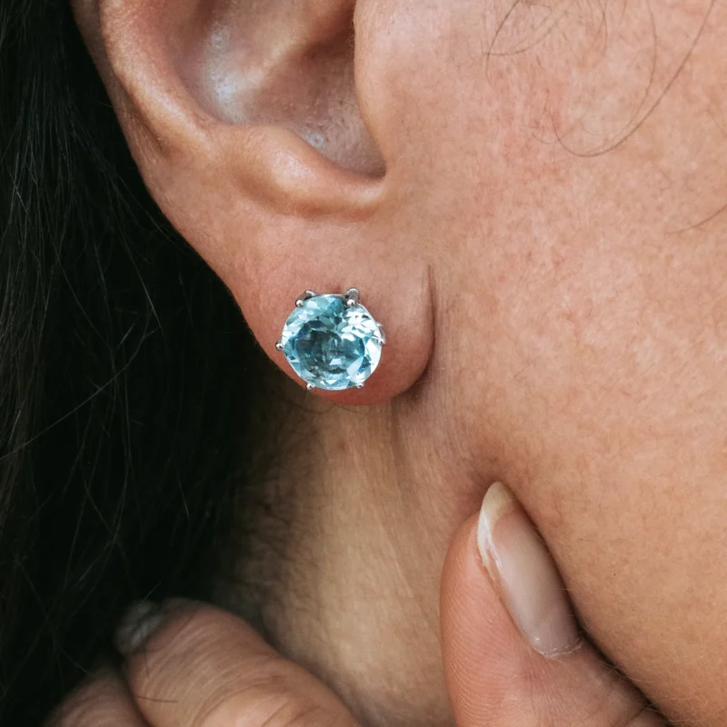 Alternative view of P7738 - Pendientes vintage topacios