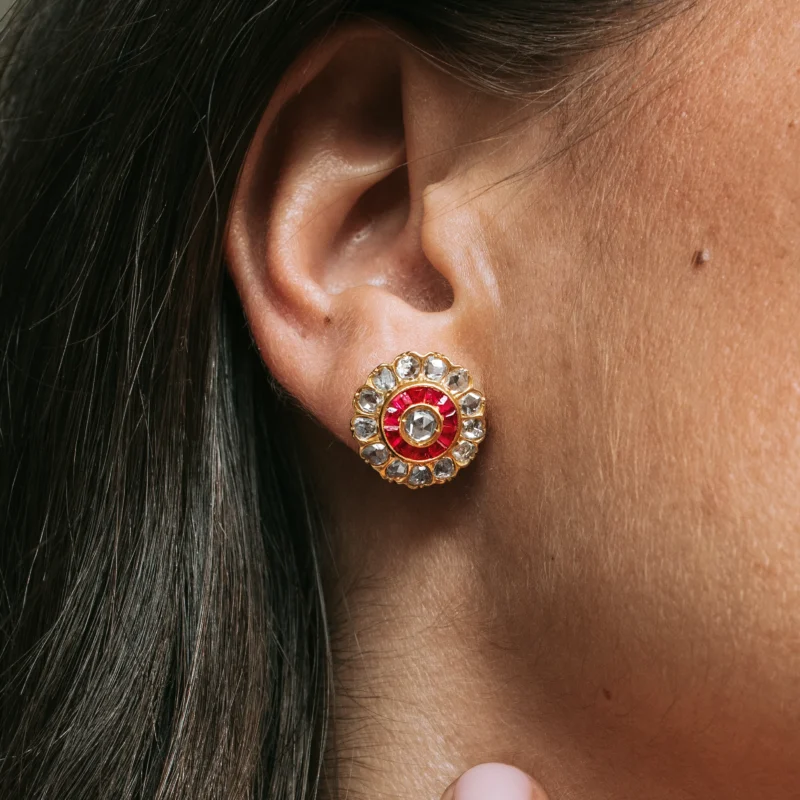 Alternative view of P7921 - Pendientes ojos de perdiz