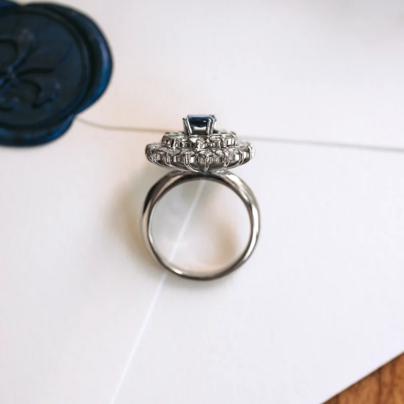S7964 - Roseta vintage zafiro - Imagen 3