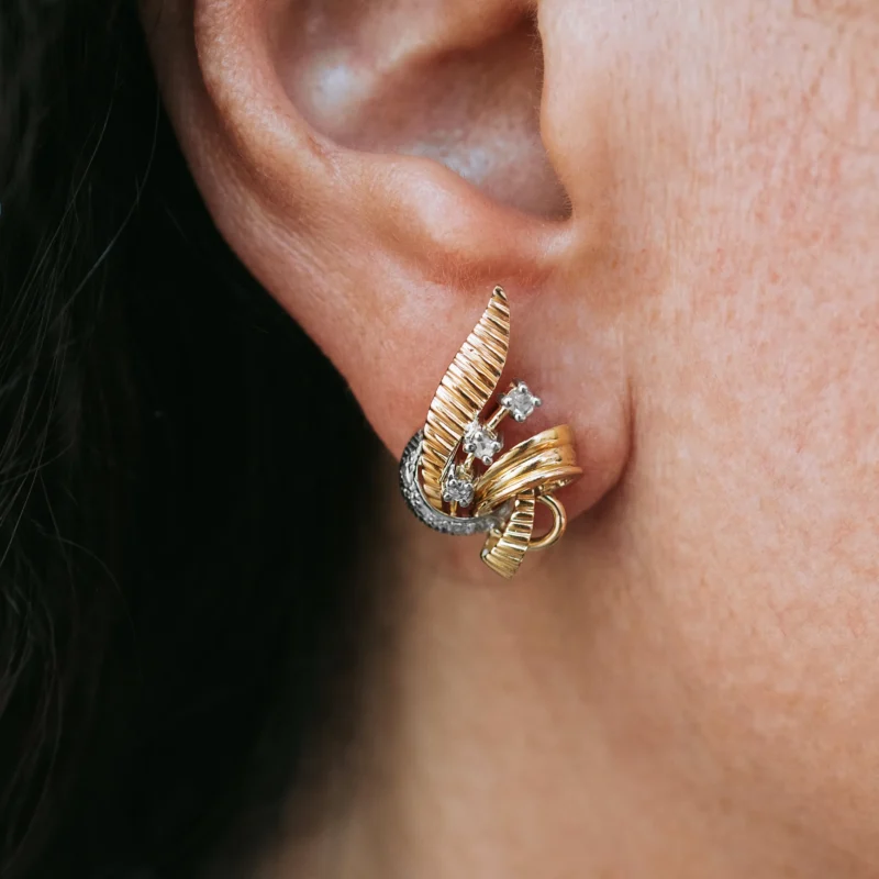 P7967 - Pendientes antiguos - Imagen 2
