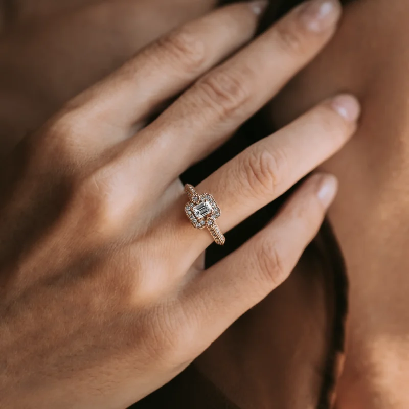 S7993 - Solitario vintage - Imagen 2
