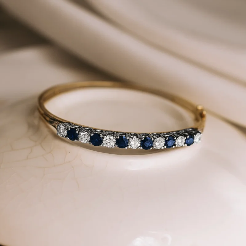 PS8055 - Pulsera zafiros y diamantes