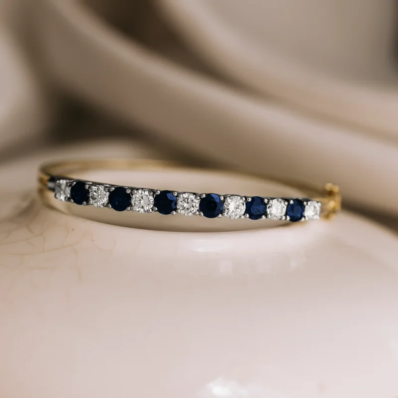PS8055 - Pulsera zafiros y diamantes - Imagen 4