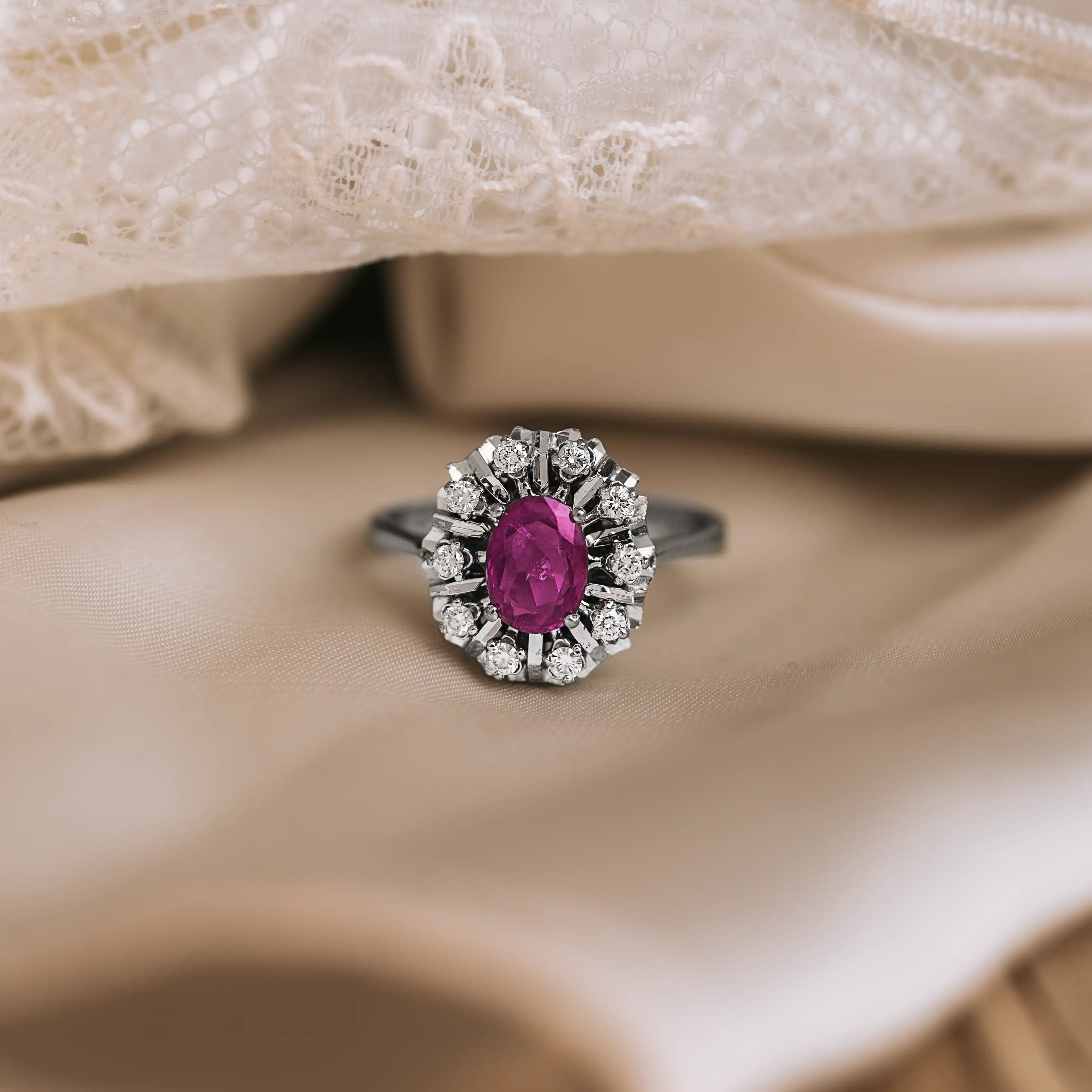 S8136 - Roseta vintage rubí 1 S8136 - Roseta vintage rubí