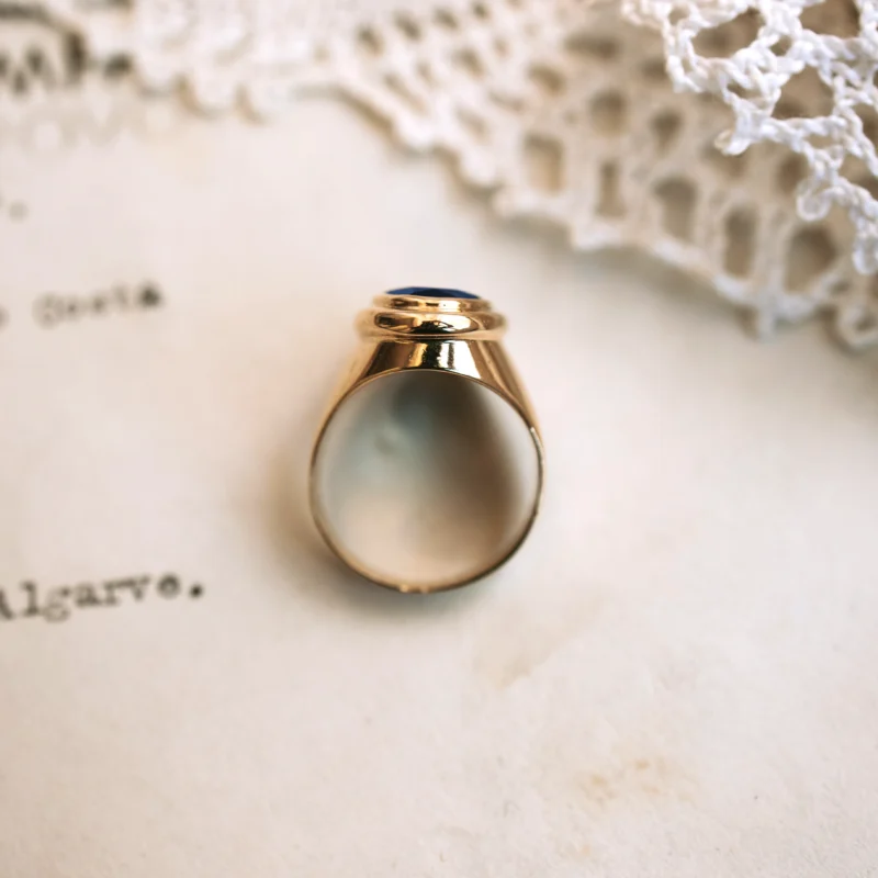 S7768 - Vintage topaz ring - Image 3