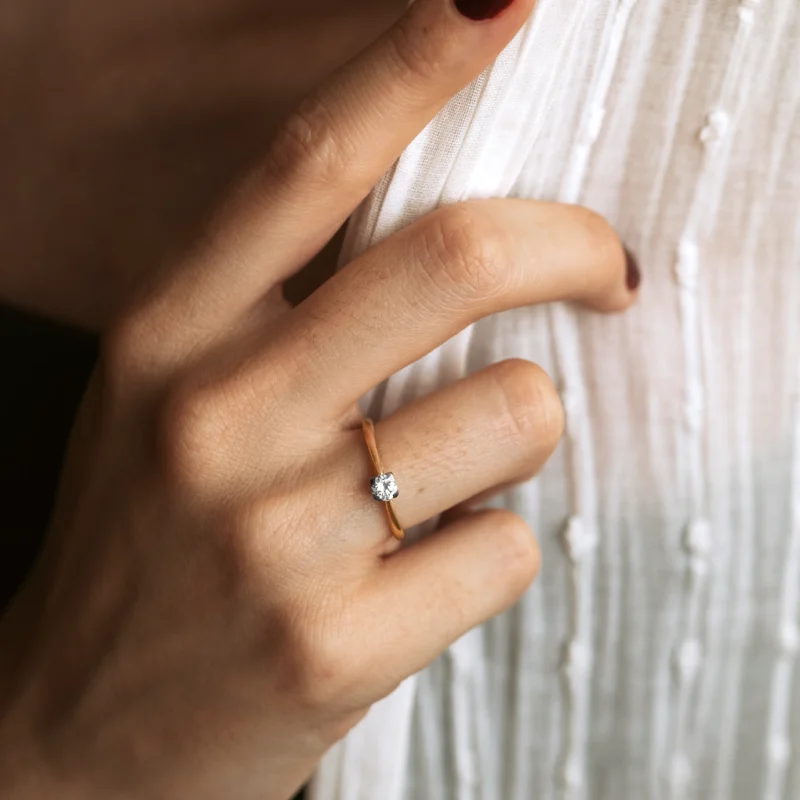 Alternative view of S8287 - Solitario vintage