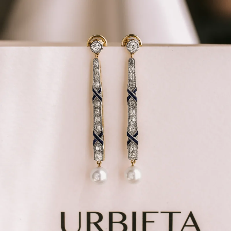 P6600 - Pendientes art déco