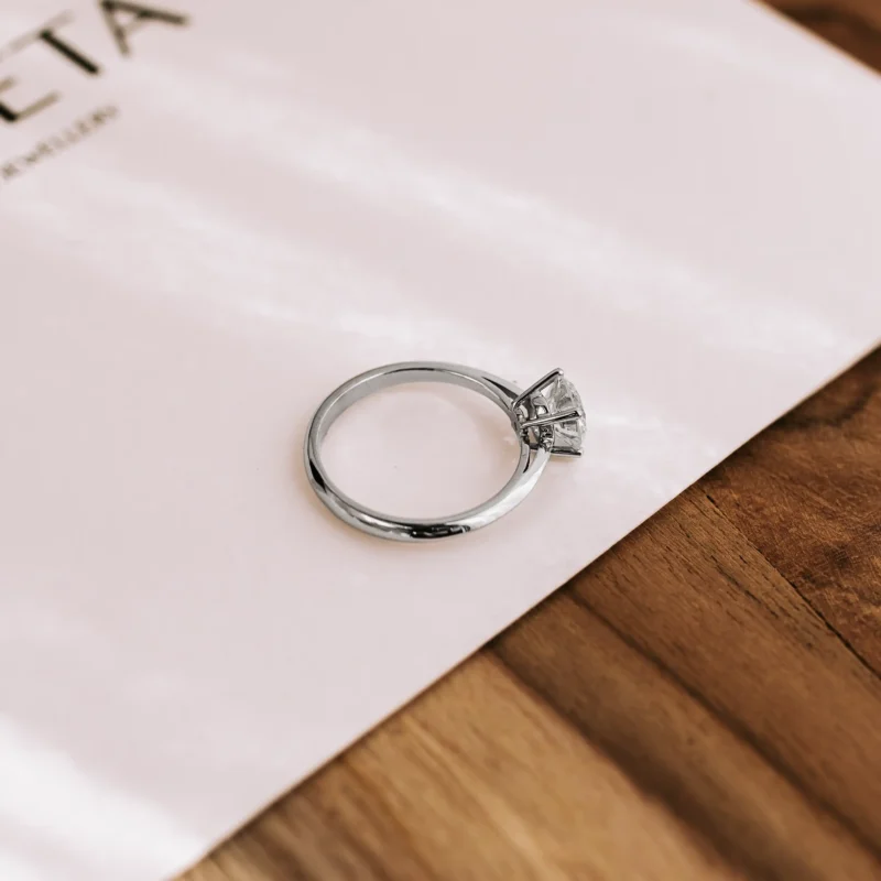 S7178 - Vintage solitaire ring 5 S7178 - Vintage solitaire ring - Image 3