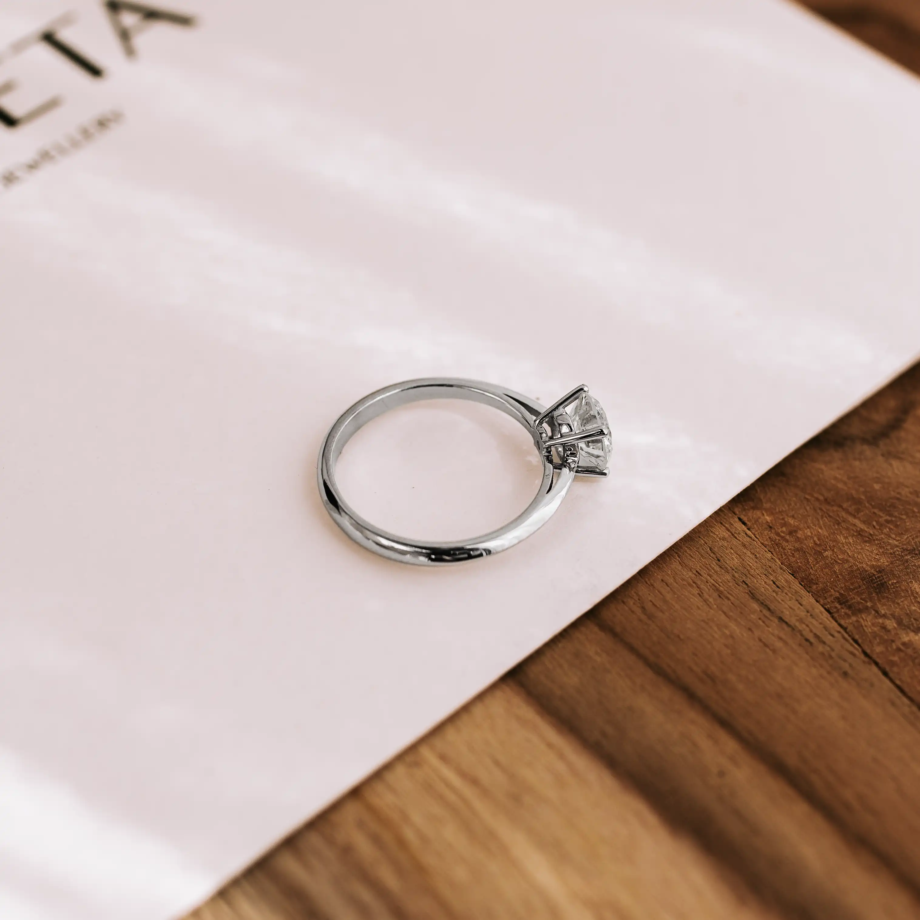 S7178 - Vintage solitaire ring 3 S7178 - Vintage solitaire ring - Image 3