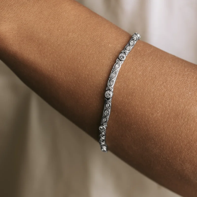 Alternative view of PS8045 - Pulsera art déco