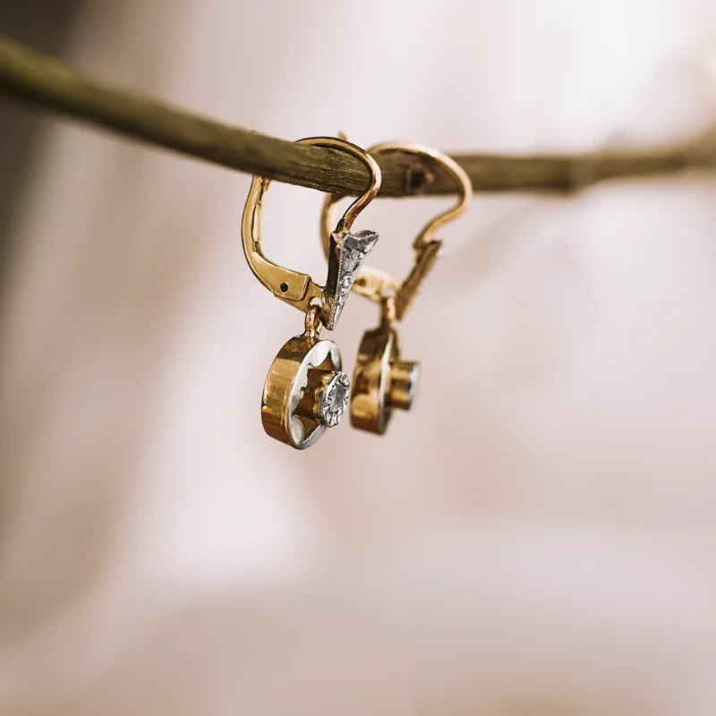 P8084 - Pendientes art déco - Imagen 3