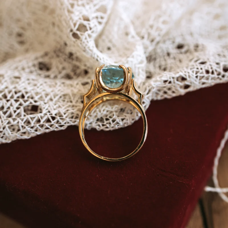 S7715 - Vintage topaz ring - Image 3