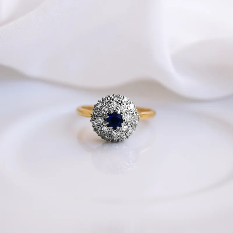 S8503 - Roseta vintage zafiro