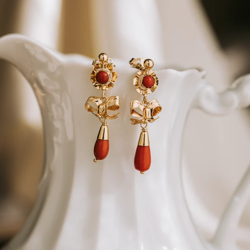 P4901 - Pendientes corales