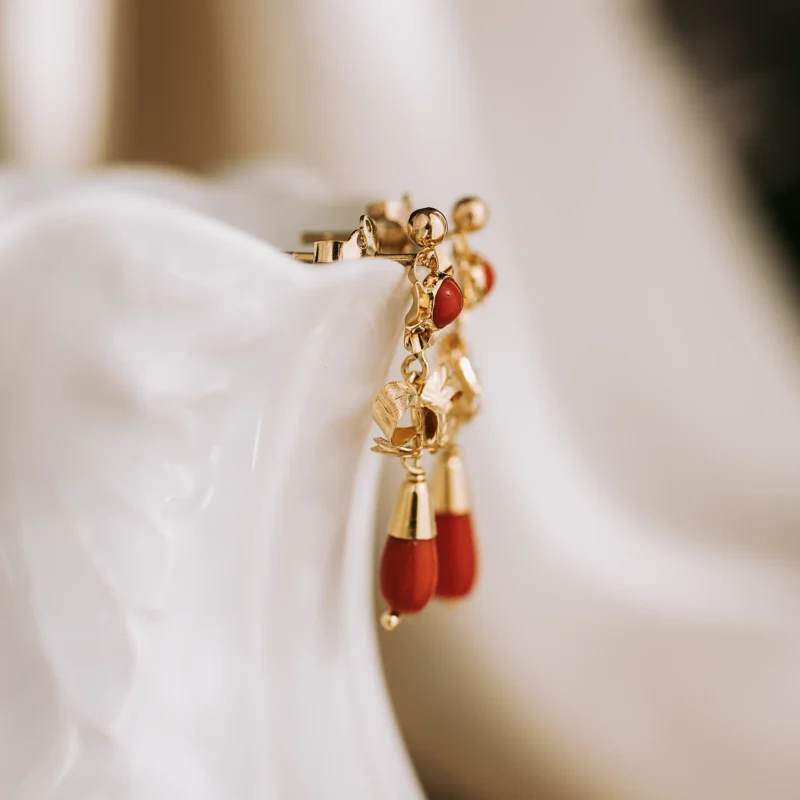 P4901 - Pendientes corales - Imagen 3