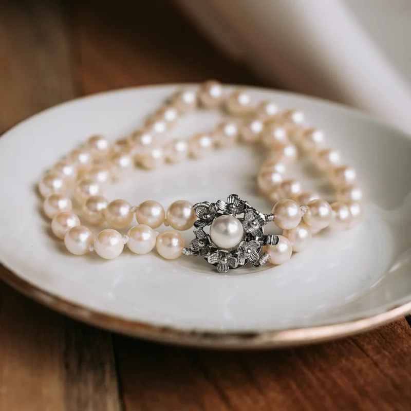 PS8297 - Pulsera vintage perlas